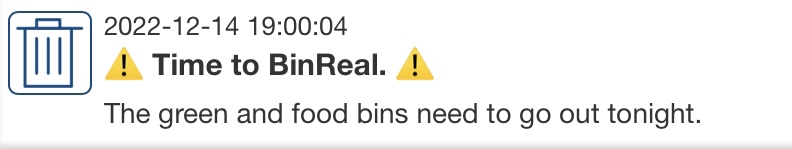 Bindicator Notification